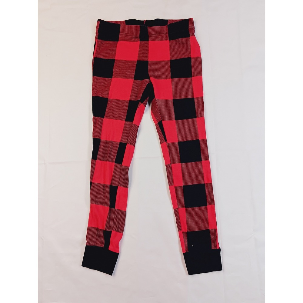 Old Navy Buffalo Plaid Pajama Pants Kids Size M 8 Red Black Sleep Bottoms